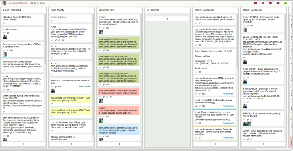 How we prioritize errors