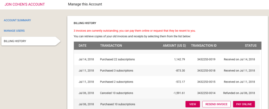 Overdue Invoice