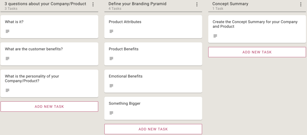 Screenshot showing details of Branding Framework